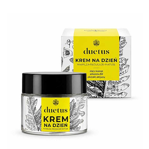 Матиращ дневен крем за мазна и смесена кожа Duetus Regulating Day Face Cream 50ml