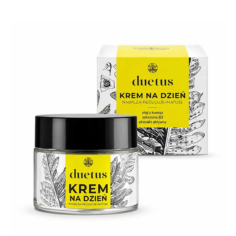 Матиращ дневен крем за мазна и смесена кожа Duetus Regulating Day Face Cream 50ml