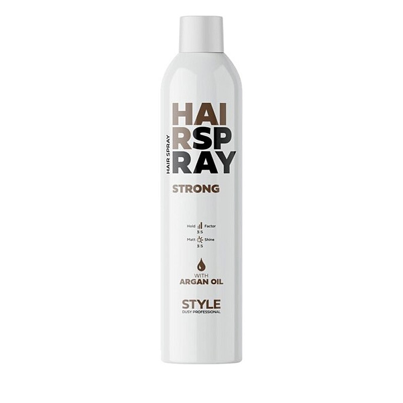 Лак за коса със силна фиксация и арганово олио Dusy Style Hair Spray Strong Argan Oil 400ml