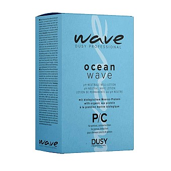 Комплект за щадящо трайно къдрене на боядисана и порьозна коса Dusy Professional Ocean Wave P/C