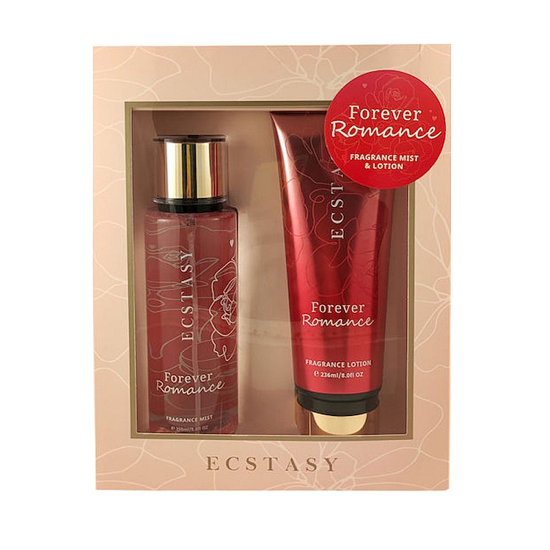 Комплект за тяло роза и мускус Ecstasy Forever Romance Body Set