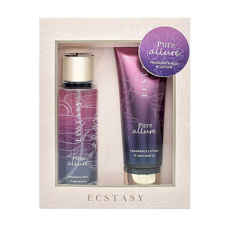 Комплект за тяло лосион и парфюмен спрей Ecstasy Pure Allure Body Set