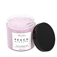 Скраб за тяло с морска сол и праскова Ecstasy Peach Blossom Body Scrub 300g
