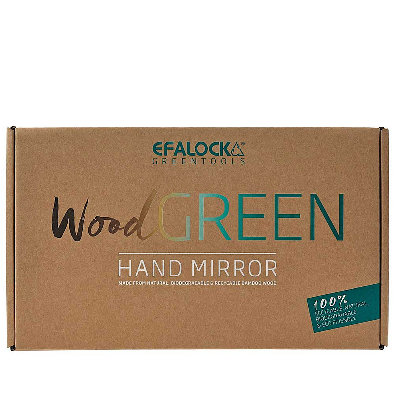 Фризьорско огледало за обратно виждане Efalock Bamboo Hand Mirror