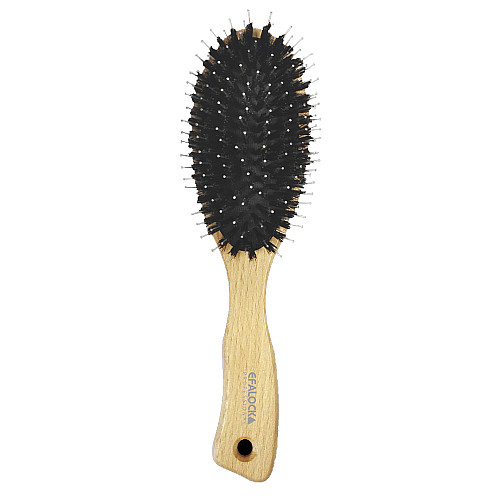 Четка за разресване с ергономична дръжка от бук Efalock Special Brush 