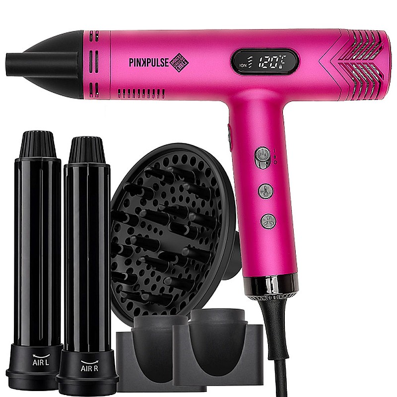 Професионален сешоар с AirCurl Efalock Fantasya Pink Pulse Limited Edition 1800W