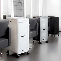 Фризьорска количка E-Trolley Silver-Anthracite