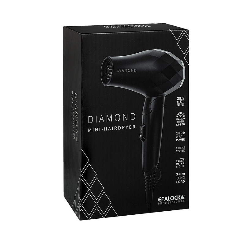 Сешоар мини Efalock Diamond mini Dryer 1000W