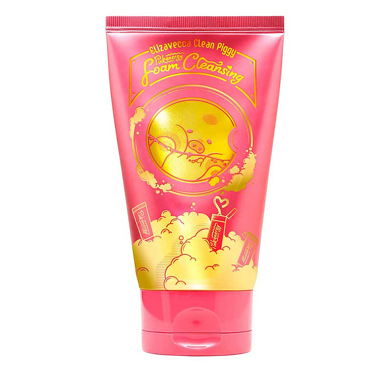 Почистваща пяна Elizavecca Clean Piggy Pink Energy Foam Cleansing 120ml