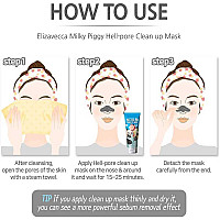 Почистваща порите маска с въглен Elizavecca Milky Piggy Hell-Pore Clean Up Mask 100ml