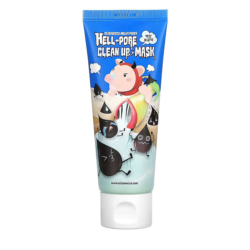 Почистваща порите маска с въглен Elizavecca Milky Piggy Hell-Pore Clean Up Mask 100ml