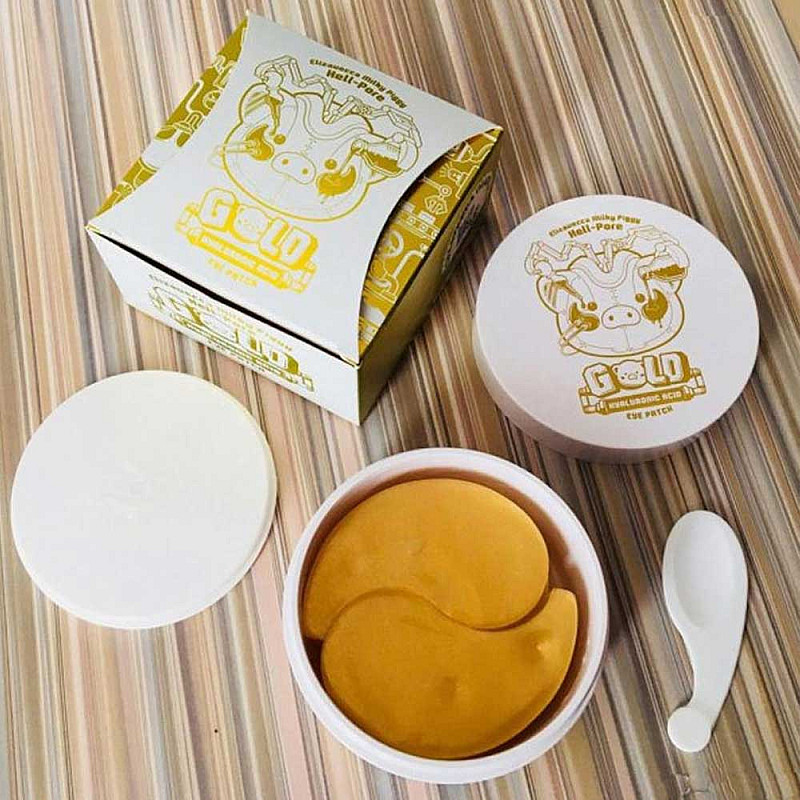 Пачове за очи Elizavecca Hell-pore Gold Hyaluronic Acid Eye Patch 60pcs