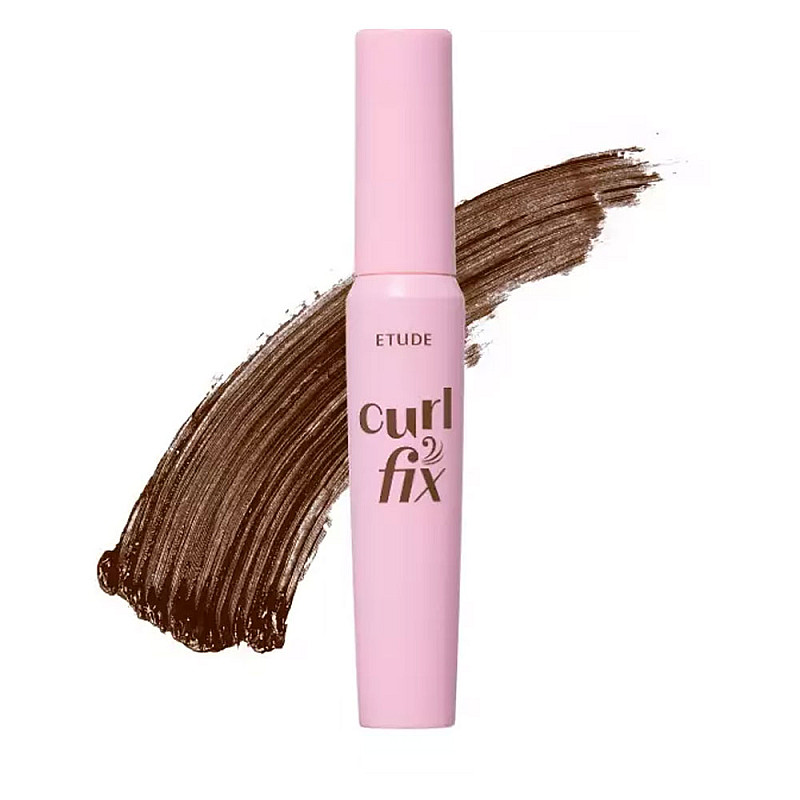 Кафява спирала за мигли Etude Curl Fix Mascara Brown 8g