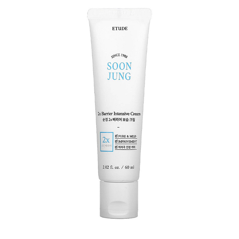 Защитен крем за лице Etude Soon Jung 2x Barrier Intensive Cream 60ml