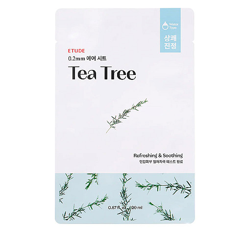 Шийт маска с успокояващ ефект Etude Therapy Air Mask Tea Tree