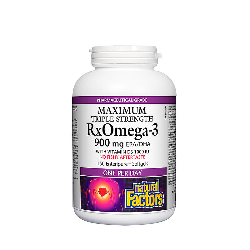 Рибено масло 150бр RXOmega 3 Maximum Triple Strenght