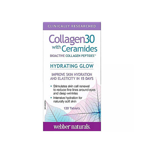 Намалява бръчките за по-малко от 30 дни Collagen with Ceramides 120 таблетки