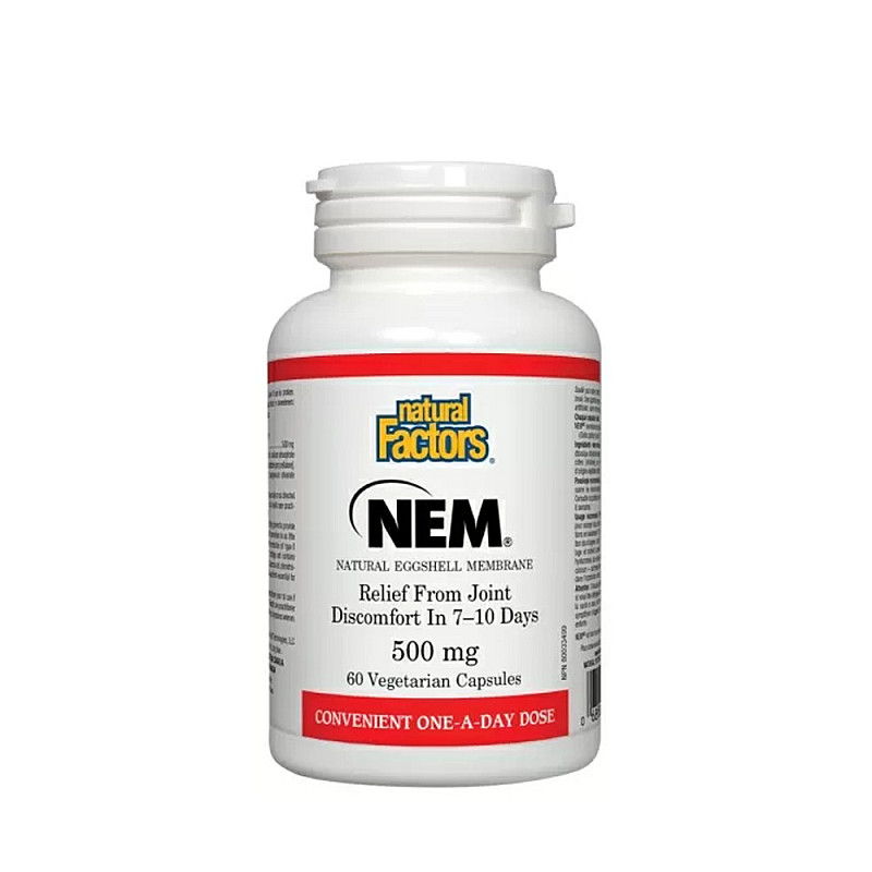 За здрави кости и стави Natural Factors NEM  500mg х 60 бр. 