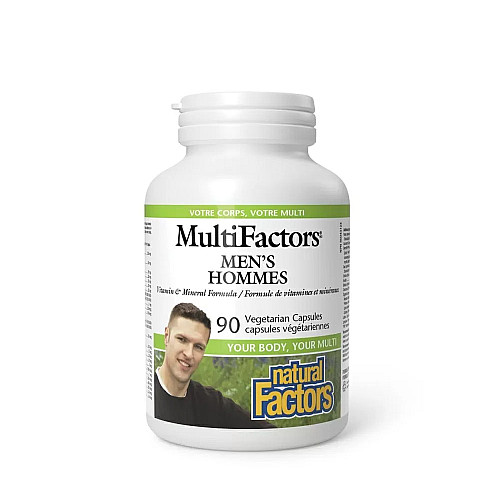 Мултивитамини и минерали за мъже Natural Factors MultiFactors 90 бр.