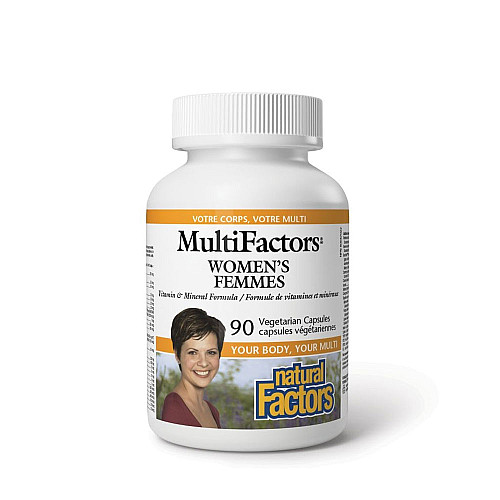 Мултивитамини и минерали за жени Natural Factors MultiFactors 90 бр.