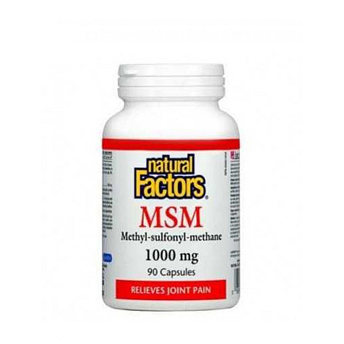 Добавка за здрави стави и хрущяли  Natural Factors MSM 1000 mg х 90 бр