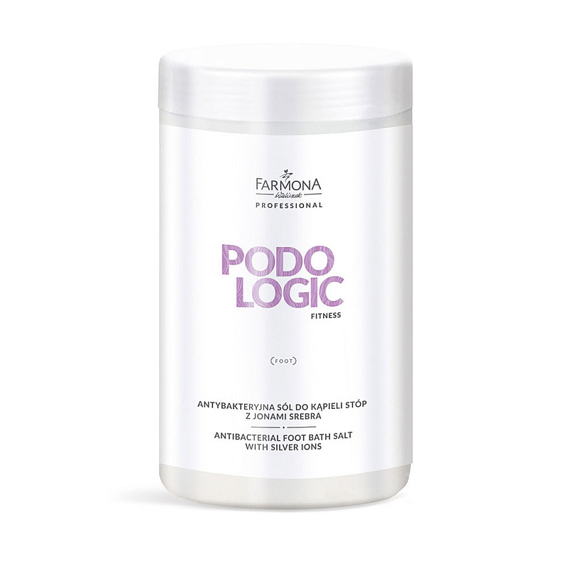 Антибактериални соли със сребърни йони Farmona Professional PodoLogic Fitness Antibacterial Foot Bath Salt With Silver Ions 1400g