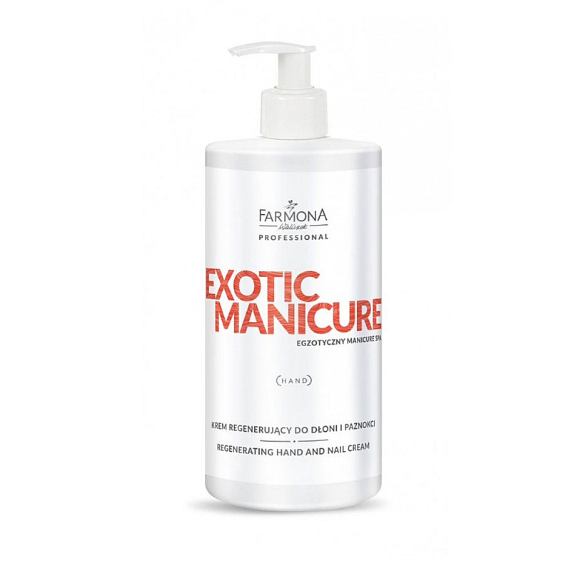 Регенериращ крем за ръце и нокти Farmona Exotic Maicure Hand and Nail Cream 500ml