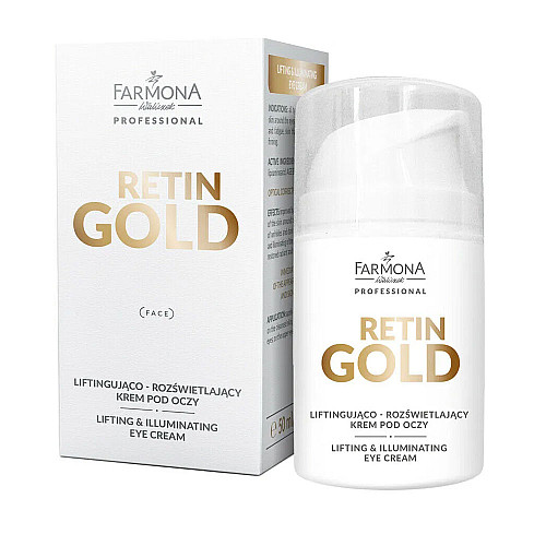 Околоочен крем с колоидно злато и ретинол Farmona Retin Gold Anti Age Eye Cream 50ml