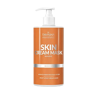 Крем маска за тяло и стъпала Farmona Skin Mango Cream Mask Body and Foot Cream Mask 500ml