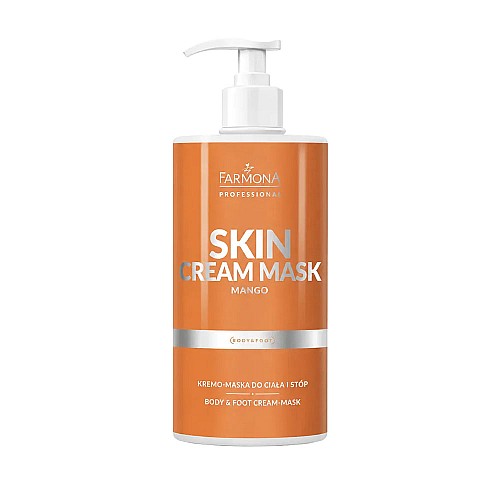 Крем маска за тяло и стъпала Farmona Skin Mango Cream Mask Body and Foot Cream Mask 500ml