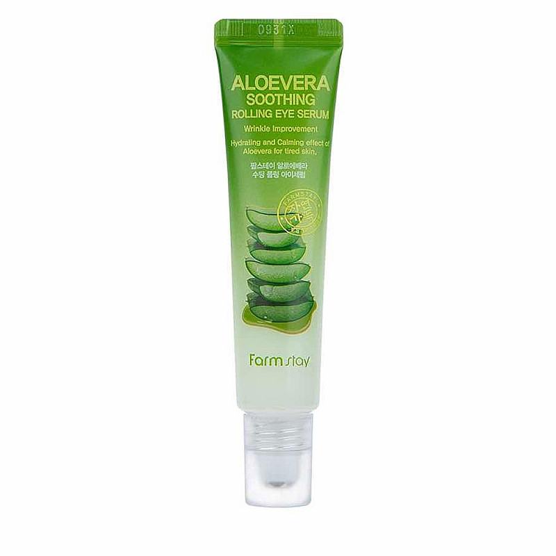 Околоочен ролер-серум с алое вера FarmStay Aloe Vera Soothing Rolling Eye Serum 25ml