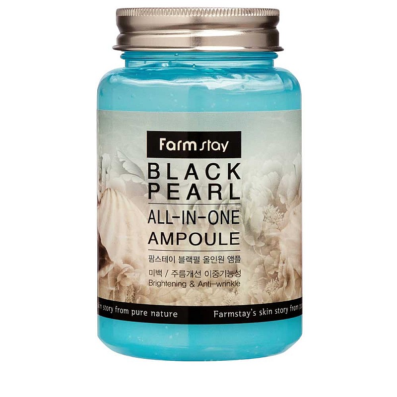 Ампулен серум за лице с екстракт от черни перли Farmstay Black Pearl All-In-One 250ml