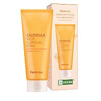 Почистваща пяна за лице FarmStay Calendula Cleansing Foam 180ml