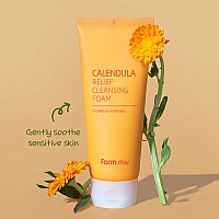 Почистваща пяна за лице FarmStay Calendula Cleansing Foam 180ml