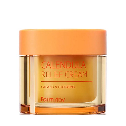 Регенериращ крем за лице с невен за FarmStay Calendula Relief Cream 80ml