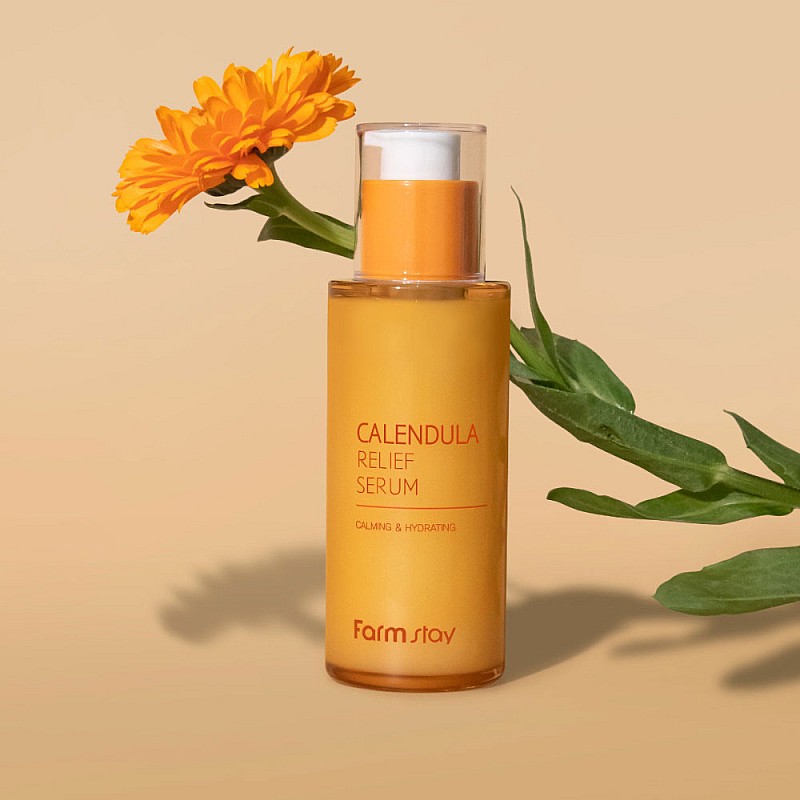 Серум за лице с невен FarmStay Calendula Relief Serum 50ml