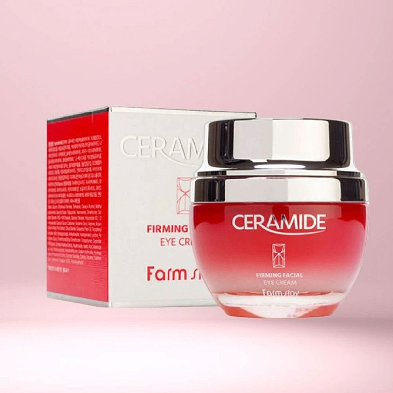 Концентриран околоочен крем за лице FarmStay Ceramide Firming Facial Eye Cream 50ml