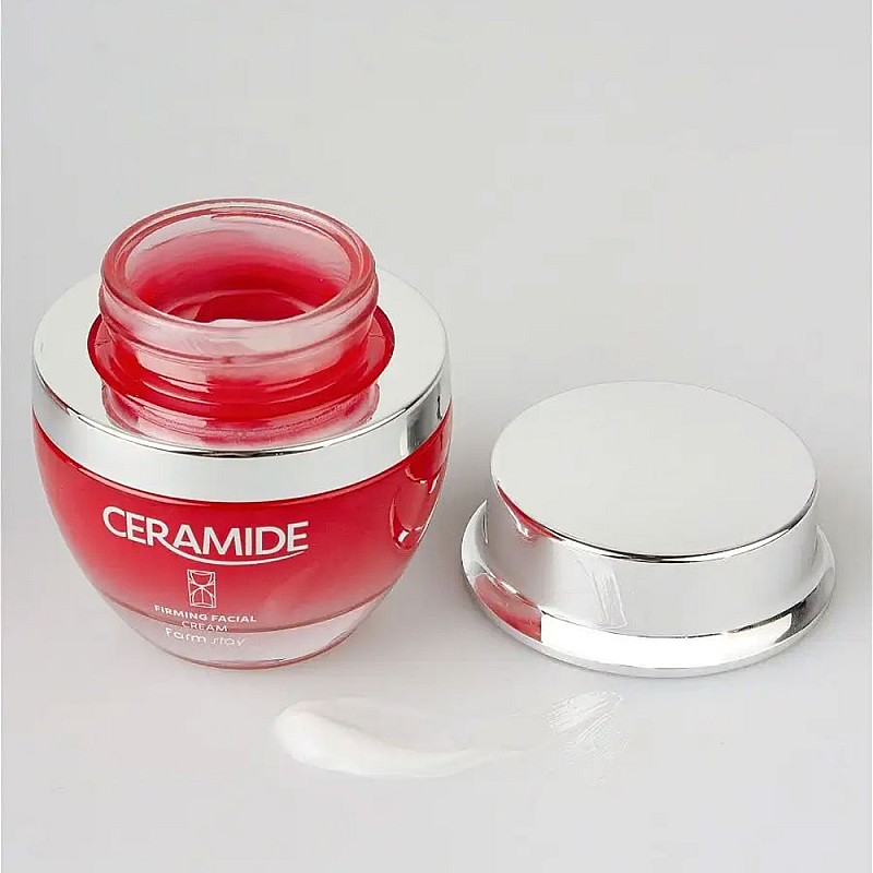 Концентриран околоочен крем за лице FarmStay Ceramide Firming Facial Eye Cream 50ml