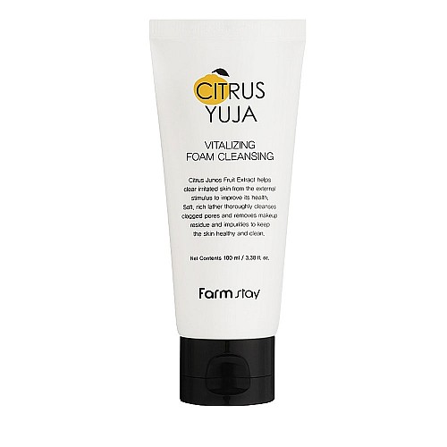 Почистваща пяна за лице FarmStay Citrus Yuja Vitalizing Foam Cleansing 100 ml