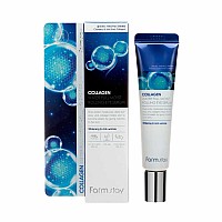 Околоочен серум с троен ролер-масажор и колаген FarmStay Collagen Water Full Moist Rolling Eye Serum 25ml