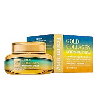 Крем за лице със злато и колаген FarmStay Gold Collagen Nourishing Cream 55ml