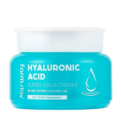 Хидратиращ крем за лице с хиалуронова киселина FarmStay Hyaluronic Acid Super Aqua Cream 100ml