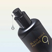 Лифтинг тонер за лице с муцин от черен охлюв и пептиди FarmStay Black Snail & Peptide 9 Perfect Toner 120ml