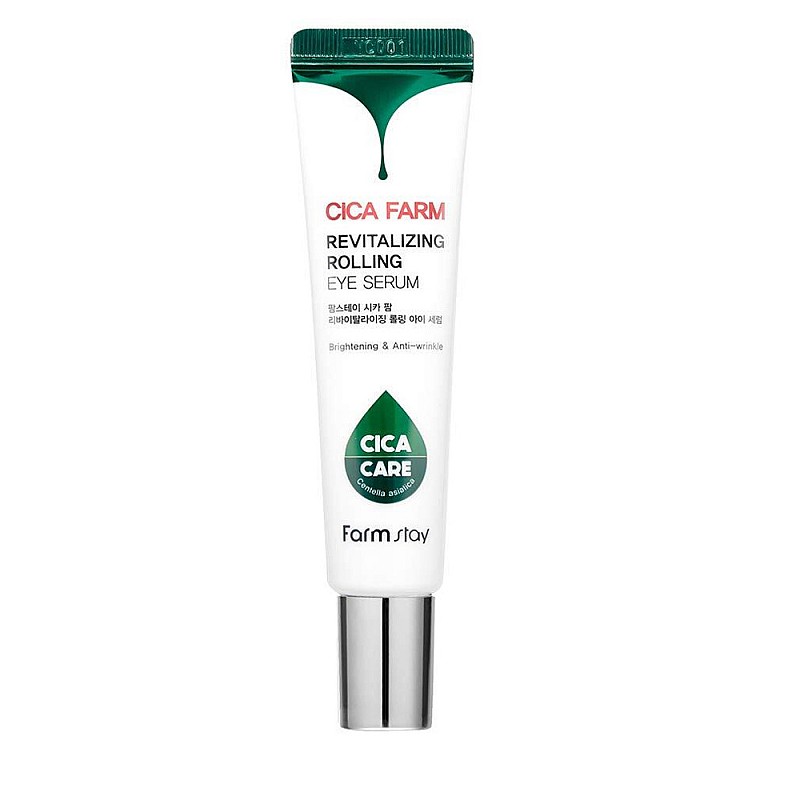 Околоочен серум с азиатската центела FarmStay Cica Farm Revitalizing Rolling Eye Serum 25ml