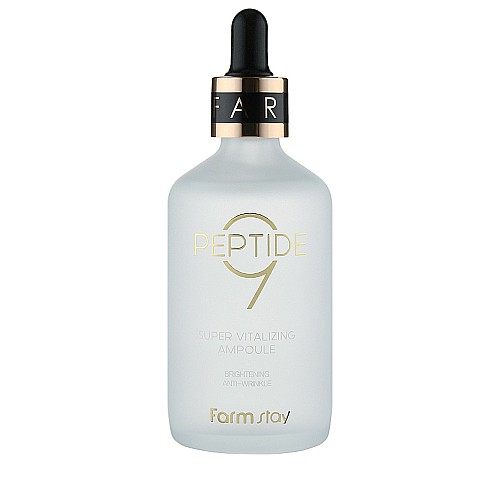 Изсветляващ серум с 9 пептида FarmStay Peptide 9 Super Vitalizing Ampoule 100ml