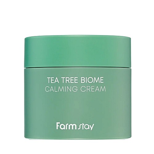 Успокояващ крем с чаено дърво FarmStay Tea Tree Biome Calming Cream 80ml