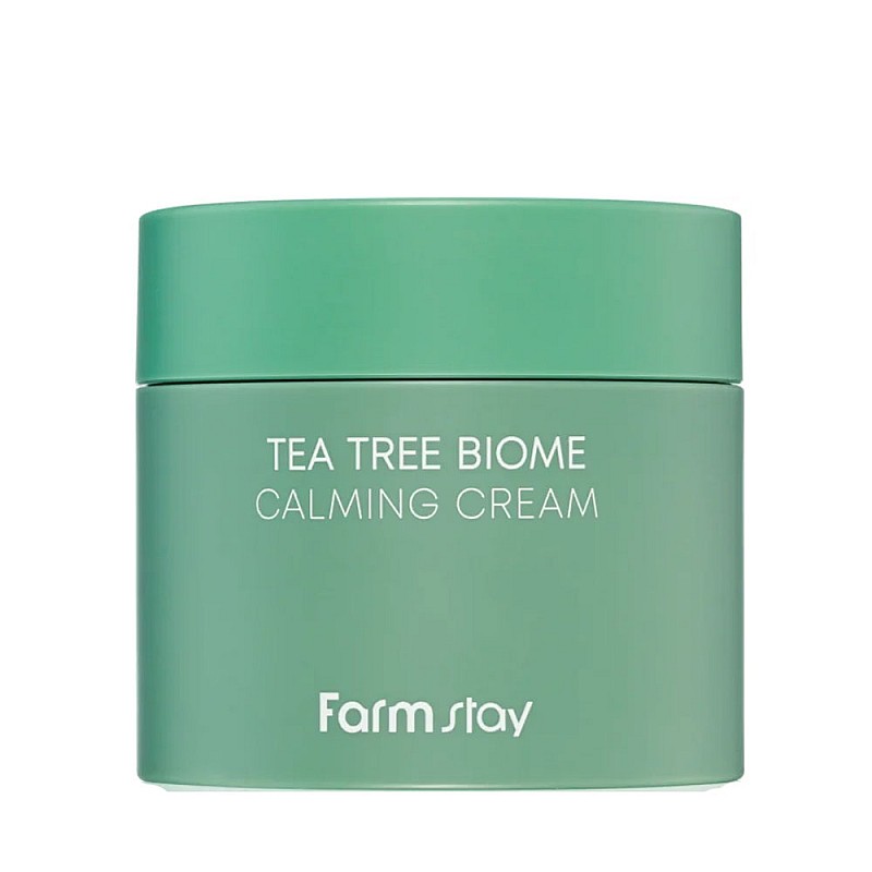 Успокояващ крем с чаено дърво FarmStay Tea Tree Biome Calming Cream 80ml