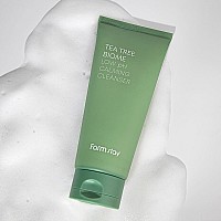 Почистваща пяна за чувствителна кожа FarmStay Tea Tree Biome Low pH Calming Cleanser 180ml