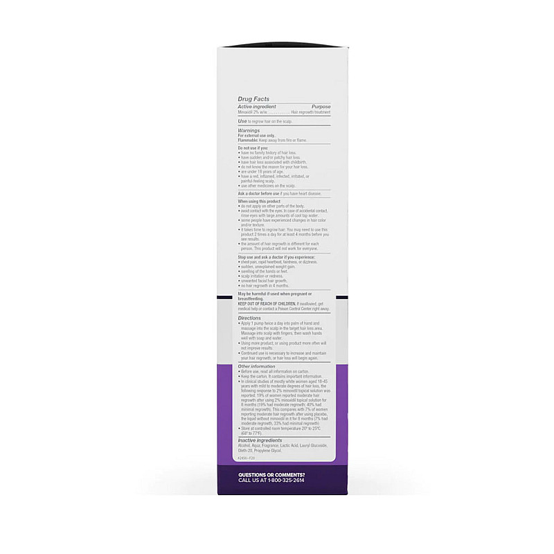 Пяна за жени против косопад с Миноксидил 2% Foligain Advanced Hair Regrowth Treatment Foam 177ml