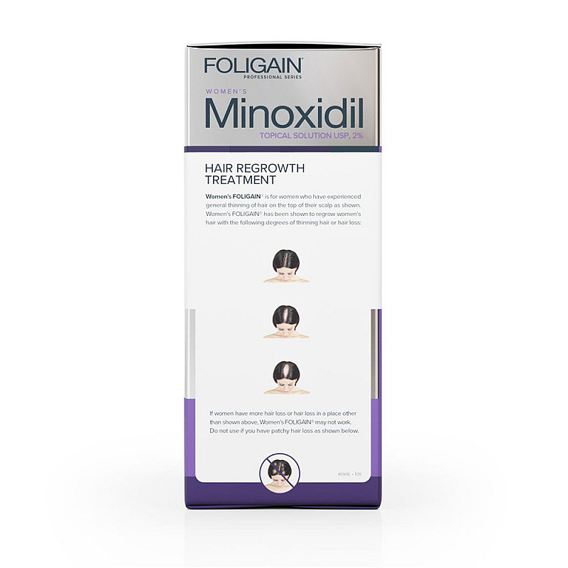 Терапия против косопад за жени Foligain 2% Minoxidil Topical Solution USP 3x60ml